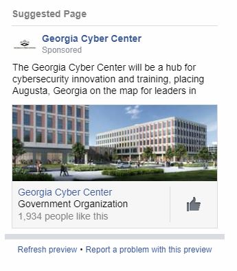 Georgia Cyber Center ad