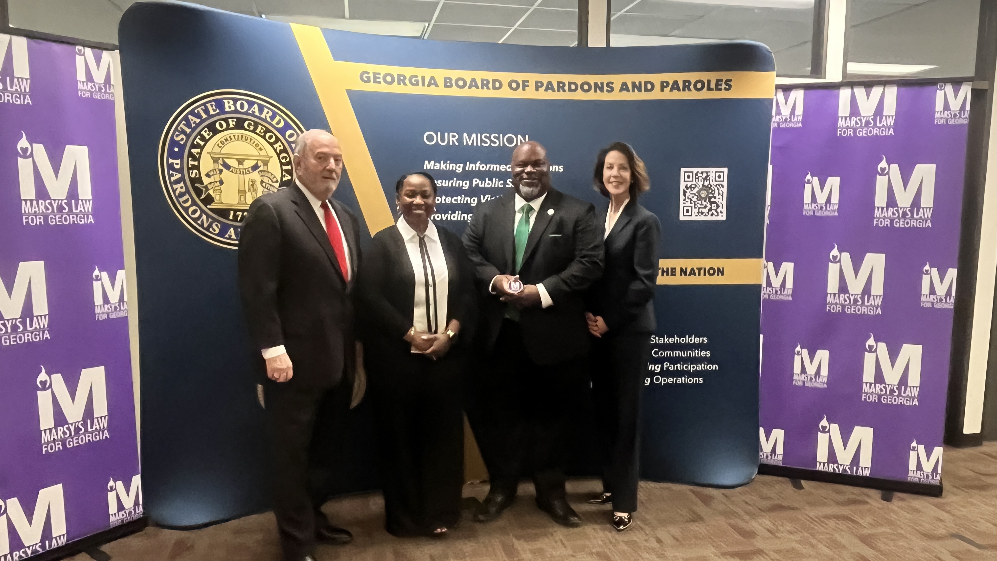 Marsy's Law for Georgia Champion Award Presentation