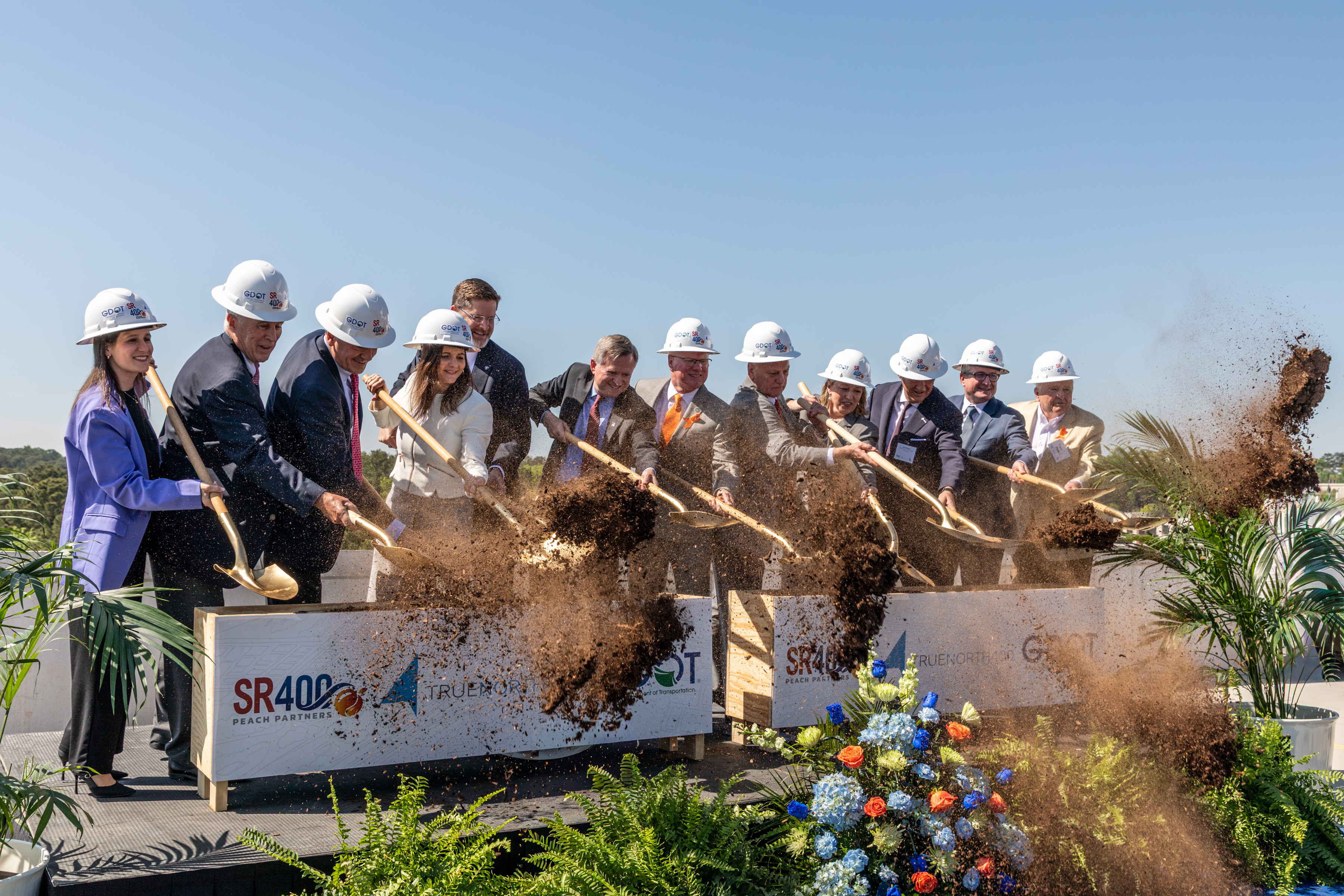Ceremonial Groundbreaking for SR 400 express lanes project