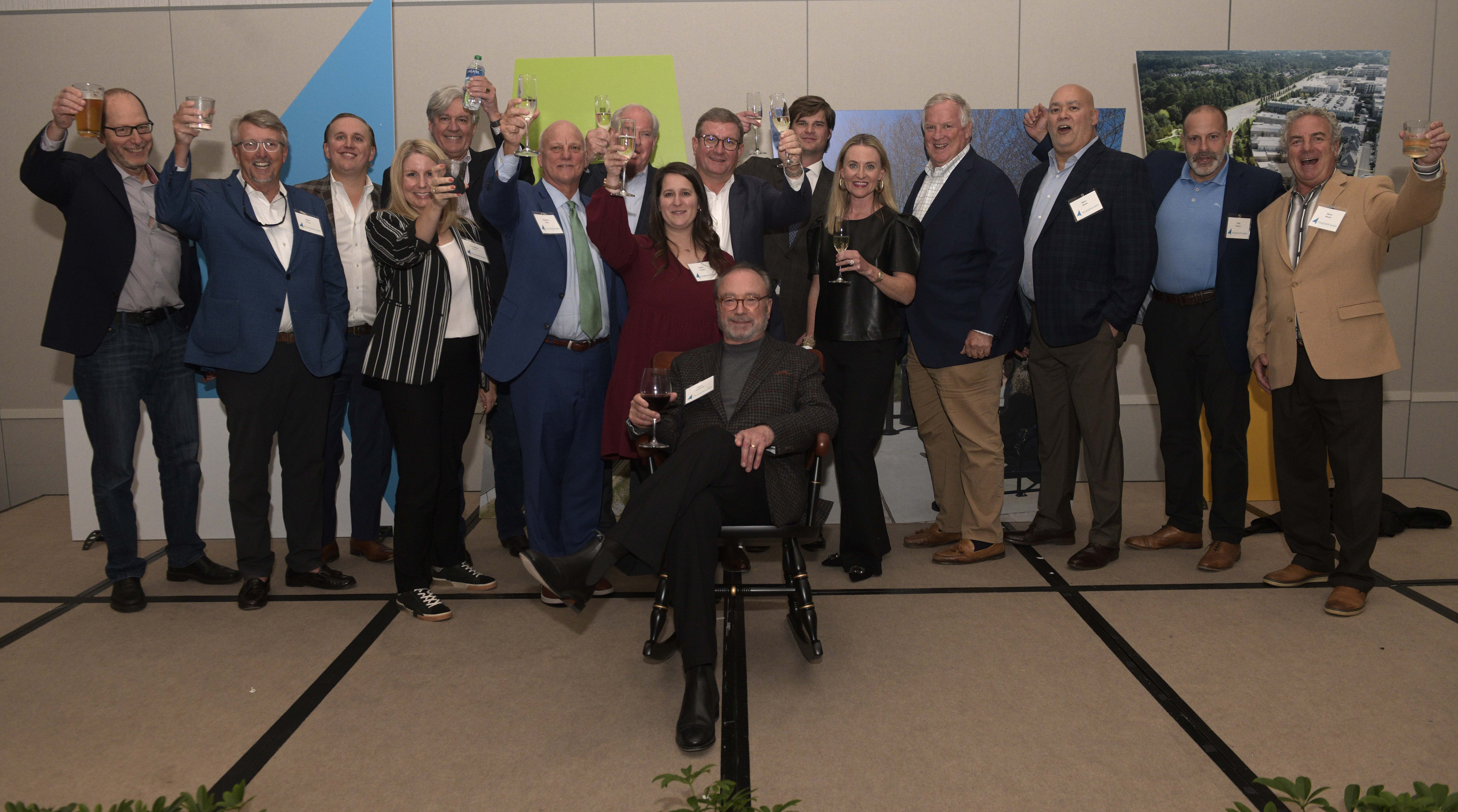 True North 400 20th Anniversary event board and staff photo